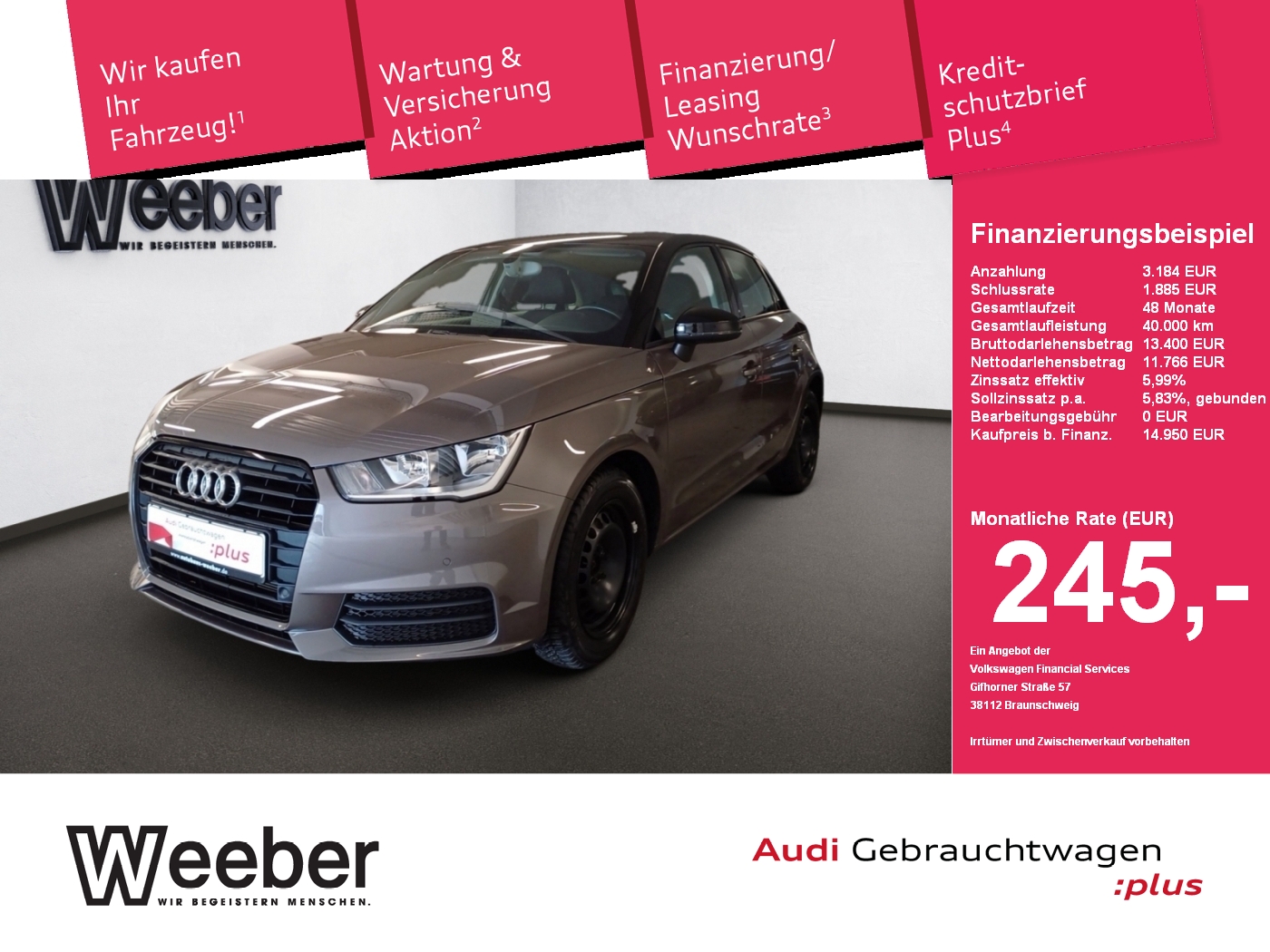 Audi A1 1.4 TFSI Sportback