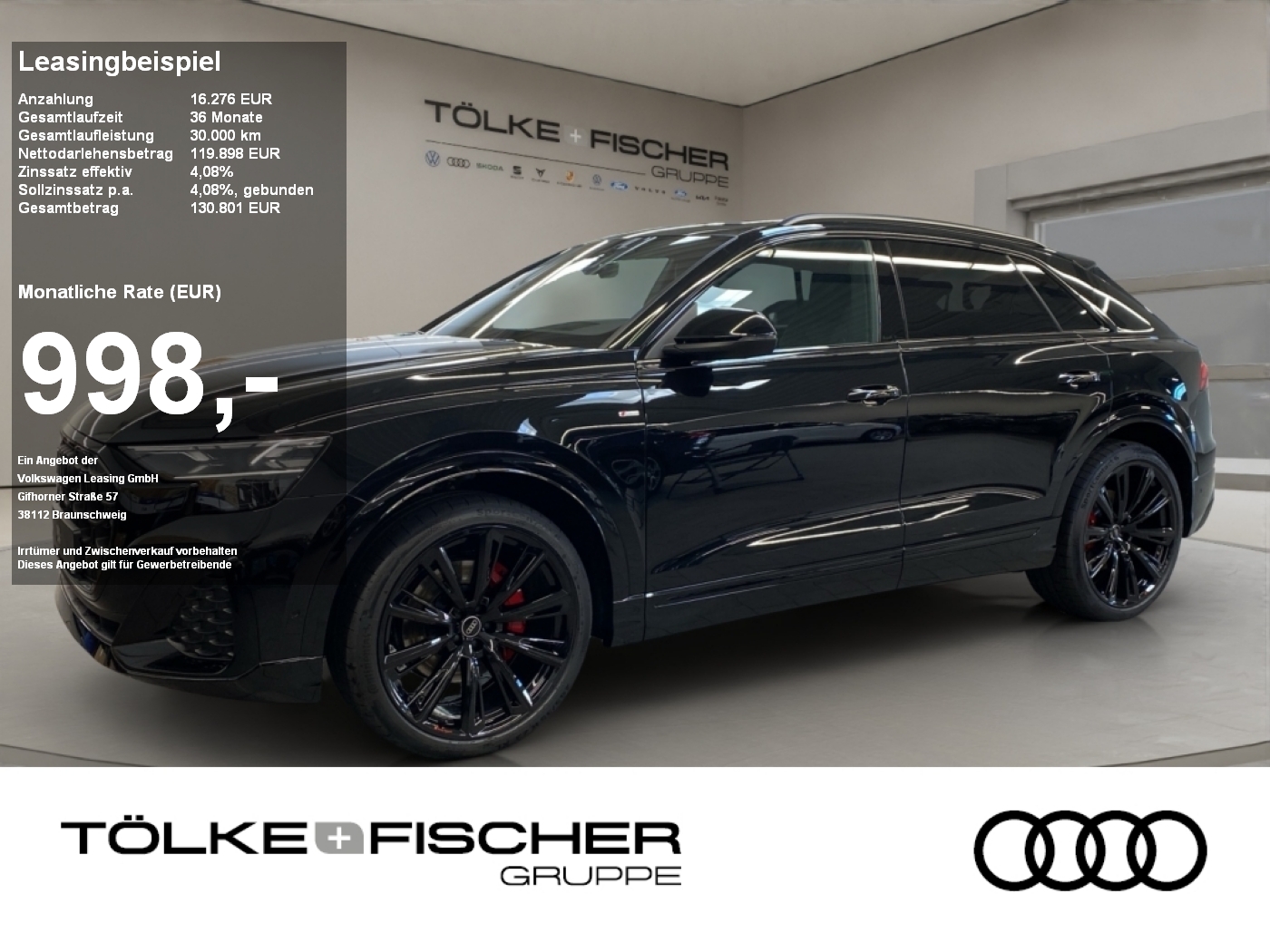 Q8 50 3.0 TDI quattro S-line el.Heck 360 ACC LM
