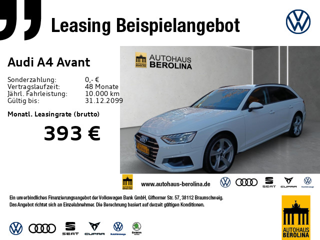 A4 Avant 35 TFSI Adv. S tr. *TOUR*NAV+*Virt.C+*