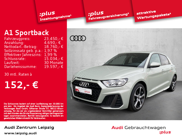 A1 Sportback 25TFSI S line *Sitzhzg*Einparkhilfe*