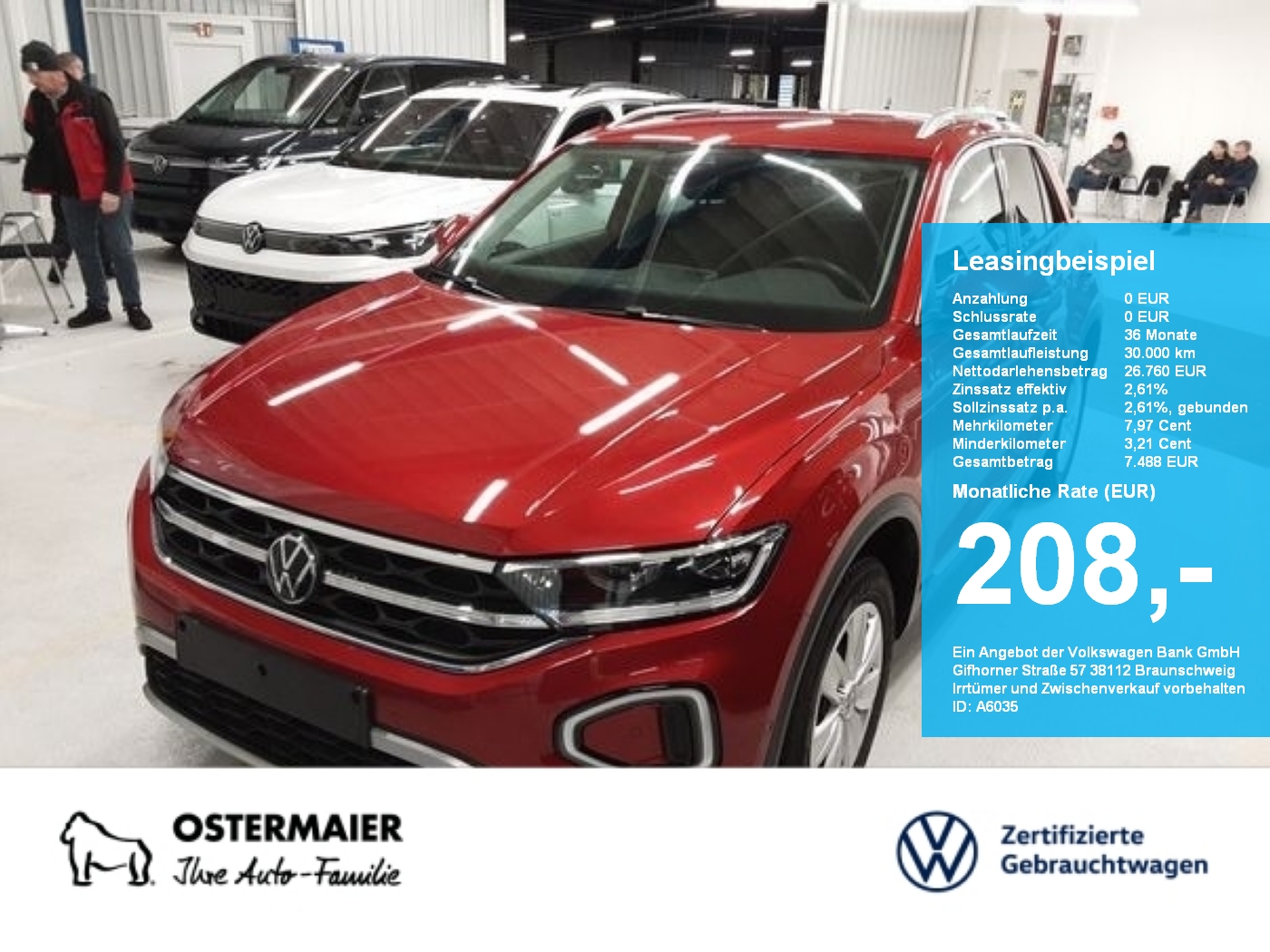 Volkswagen T-Roc 1.0 TSI STYLE 110PS 5J-G VC APP-C