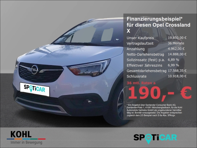 Opel Crossland X 1.2 Ultimate Turbo 130PS