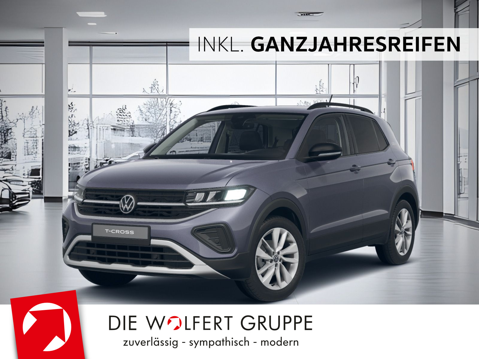 T-Cross GOAL 1.0 TSI OPF 85 kW (116 PS) DSG *AHK*GANZJAHRESREIFEN*RFK*NAVI*