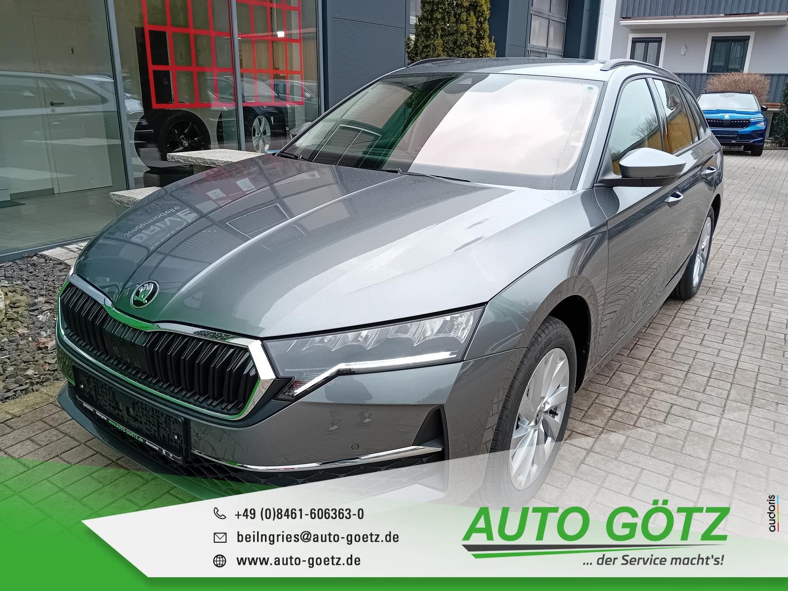 Skoda Octavia Combi Selection LichtAssist Induktiv Laden vo hi VZE Digi SpurAssist Sunset 4xEFH Armlehne Connect RÃckbank geteilt Metallic
