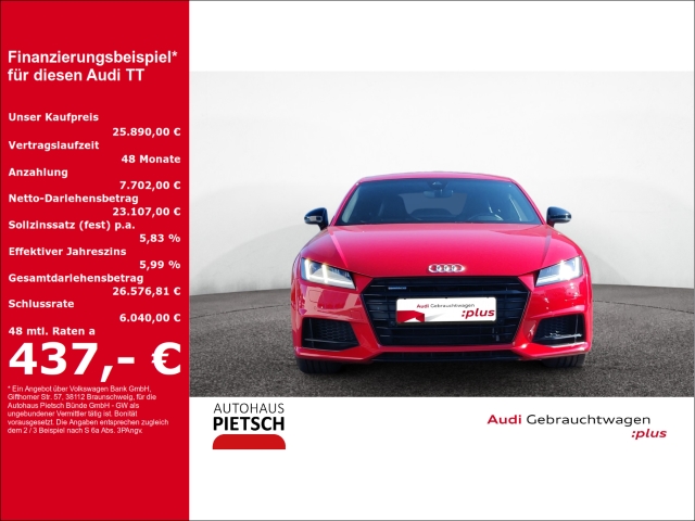 TT Coupe 2.0 TFSI quattro Competition LED B&O