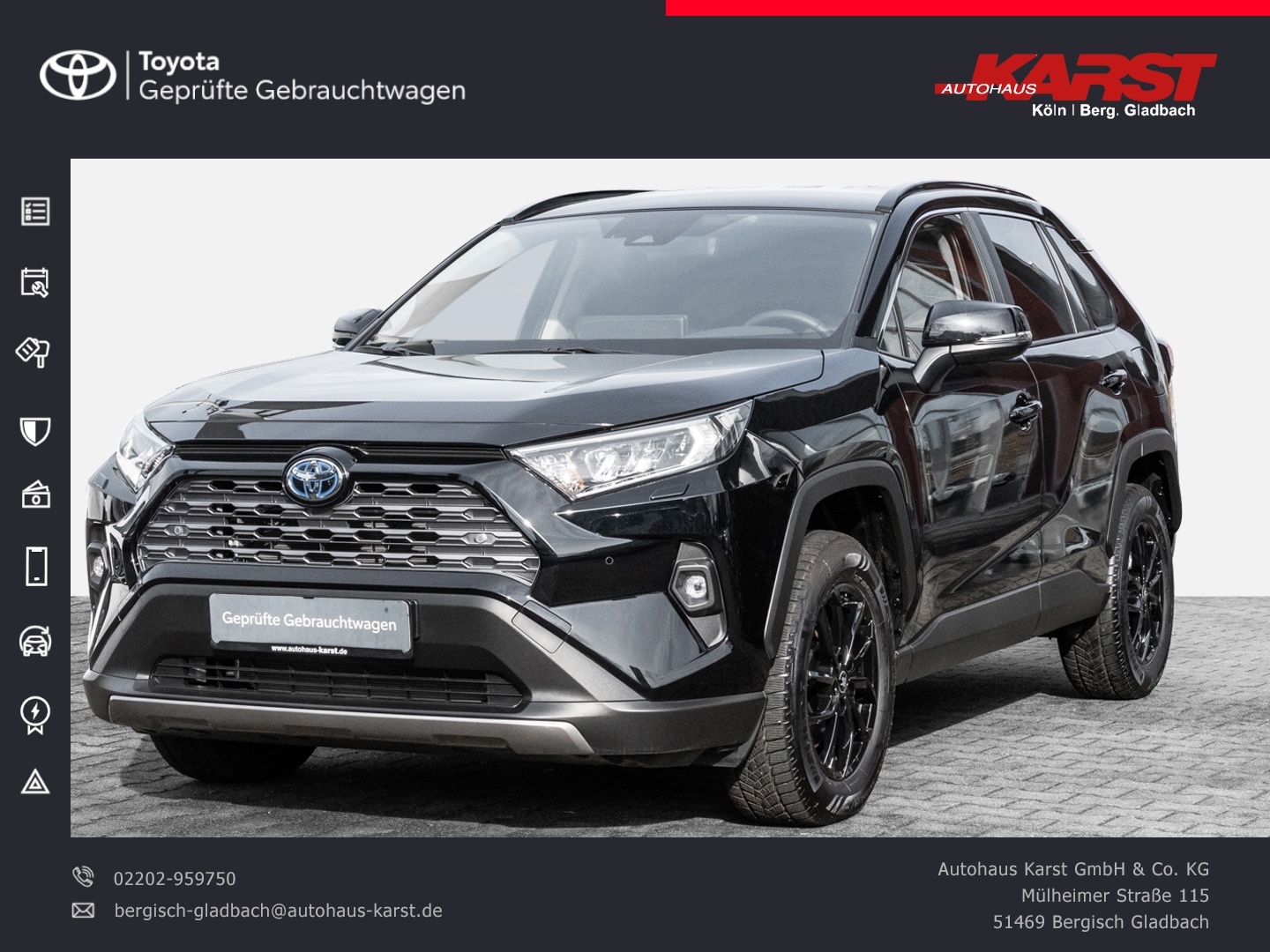 RAV4 2.5l Hybrid *NUR 2789 KM* , RFK,PDC