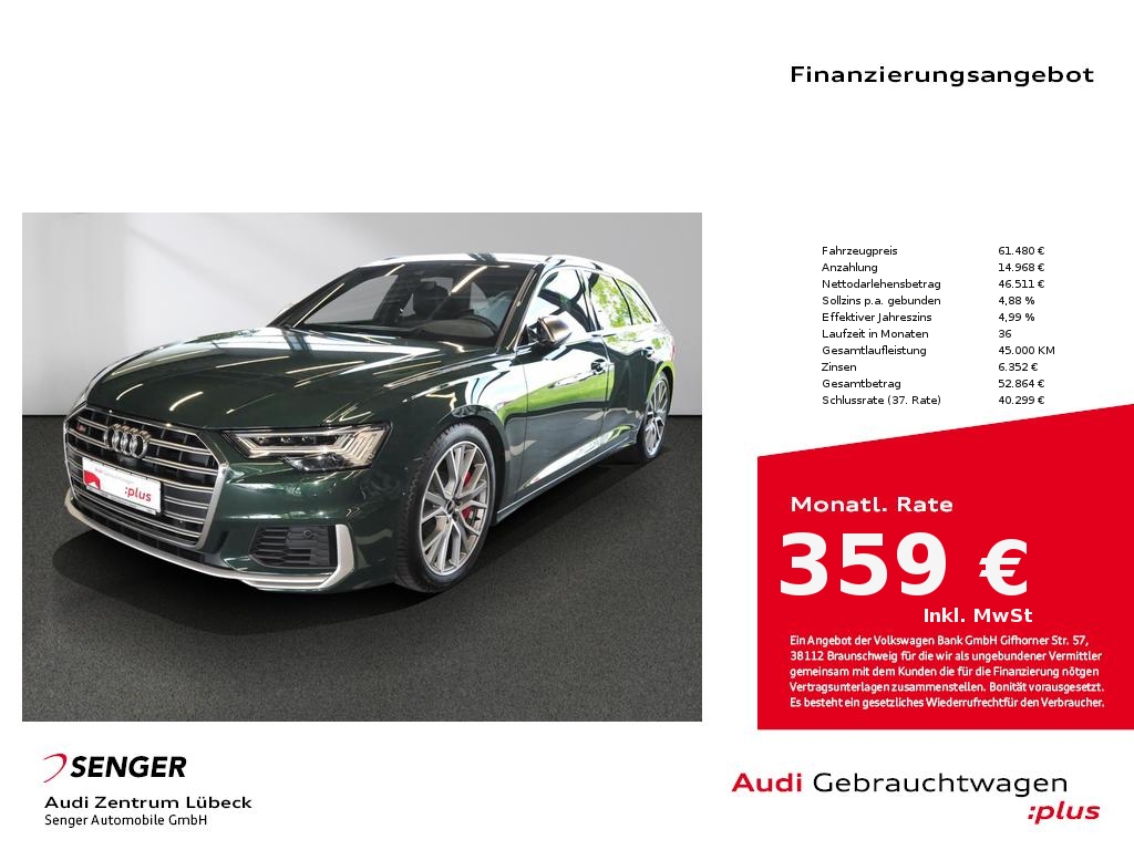 S6 Avant TDI tiptronic HD-Matrix AHK B&O Standh.