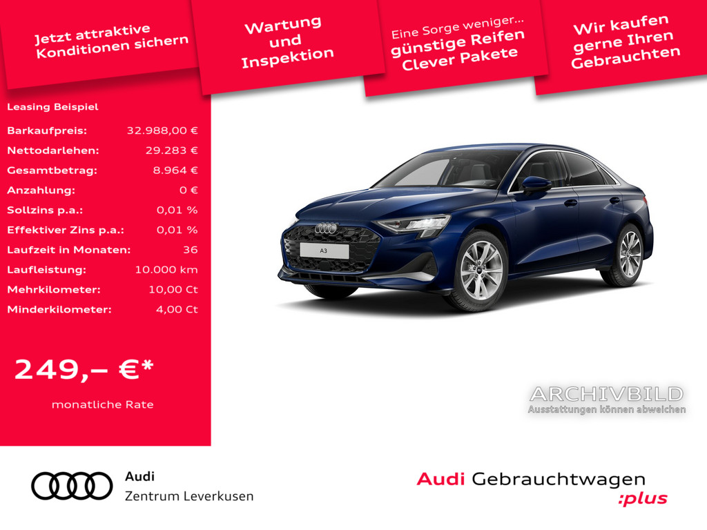 A3 Limousine 30 TFSI advanced