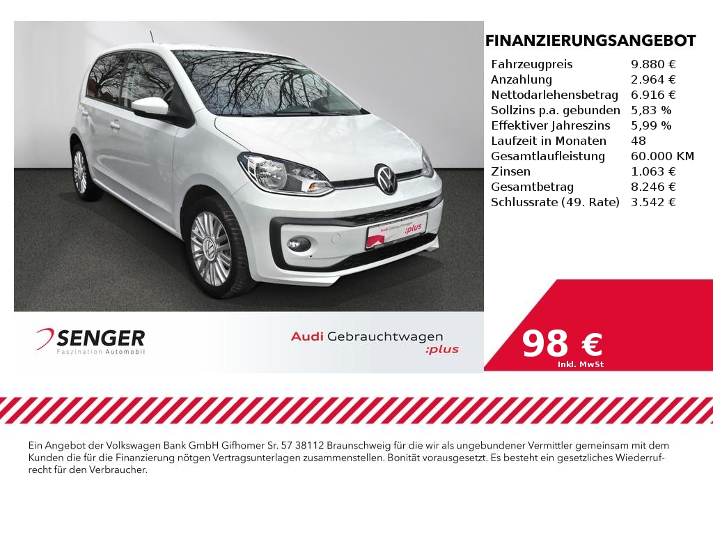 Volkswagen up 1.0 MPi United Maps&More