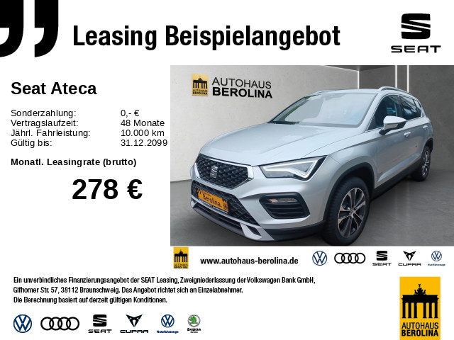 Seat Ateca 1.5 TSI Style Edition BEATS