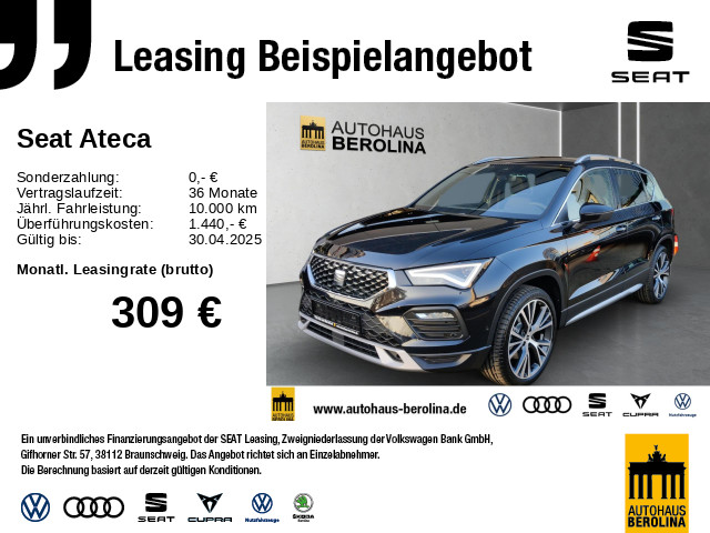 Seat Ateca 1.5 TSI Xperience BEATS °