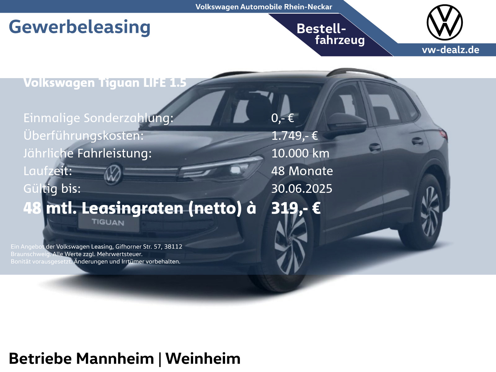 Tiguan Life 1.5 eHybrid OPF DSG