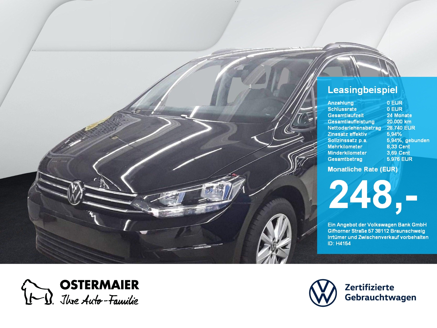 Touran CL 1.5TSI 150PS ACC.7-SITZE.NAVI+VC.2xPDC.APP-C.SHZ