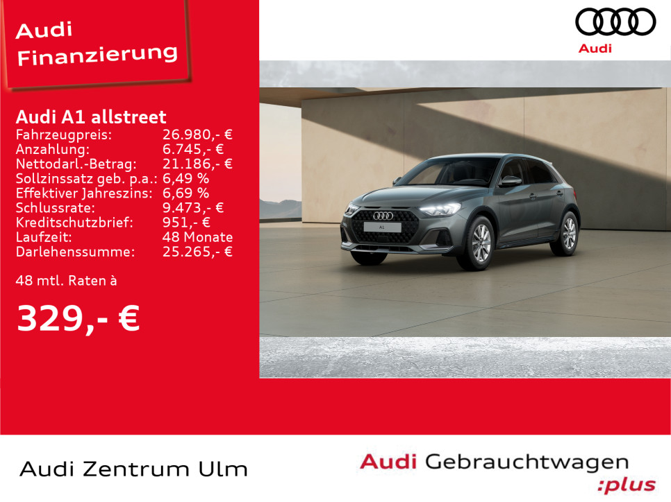 A1 allstreet 30 TFSI S tronic NAV+ LED VIRTUAL