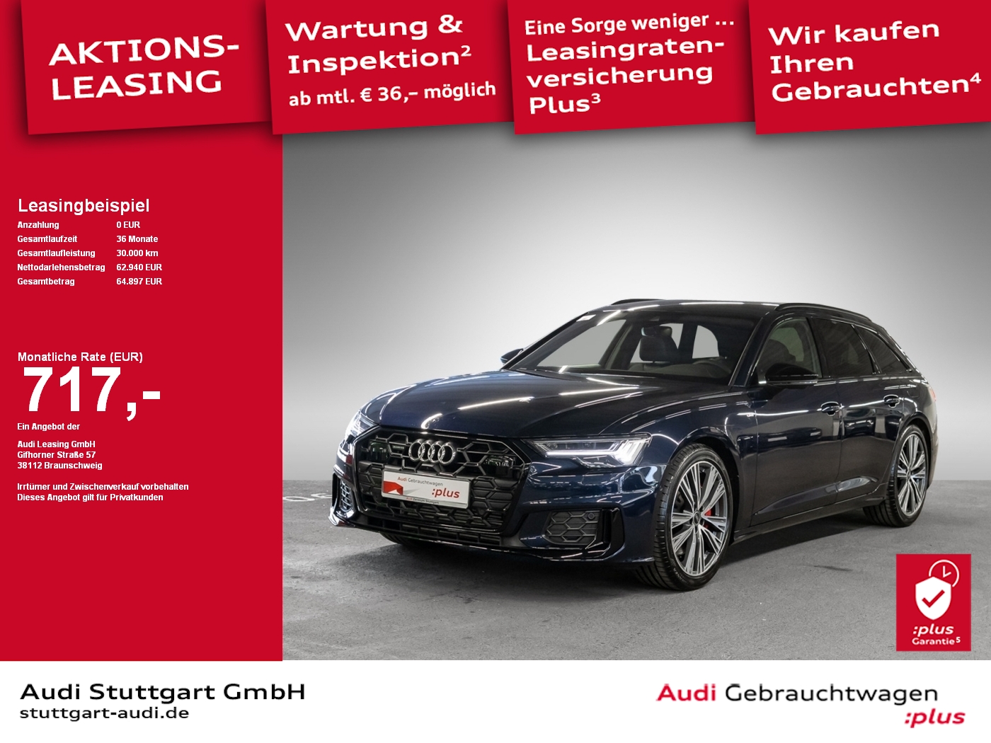 Audi A6 Avant TFSI e 55 S line quattro