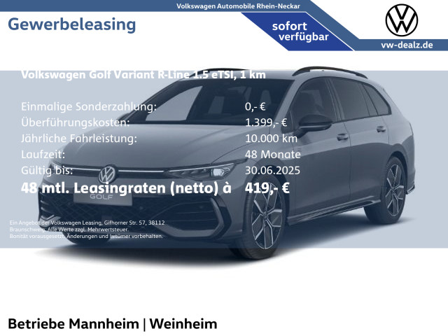 Golf Variant R-Line 1.5 eTSI OPF DSG