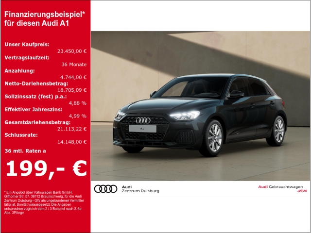 A1 Sportback 25 TFSI advanced SHG GJ Reifen