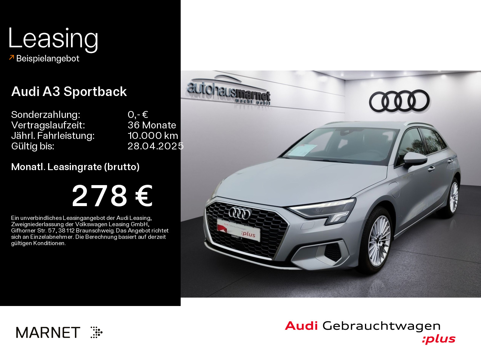 A3 Sportback Advanced 40 TFSI e*Navi*LED*HUD*B&O*PDC*Virtual Cockpit*Sitzheizung