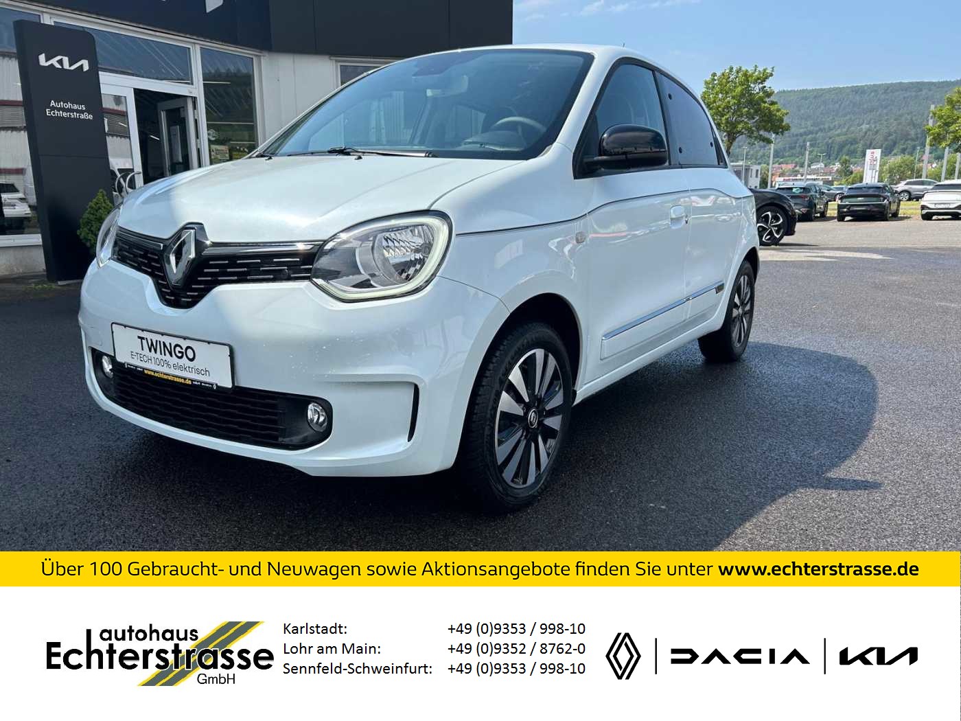 TWINGO E-Tech 100% elektrisch Techno +GJR+SHZ