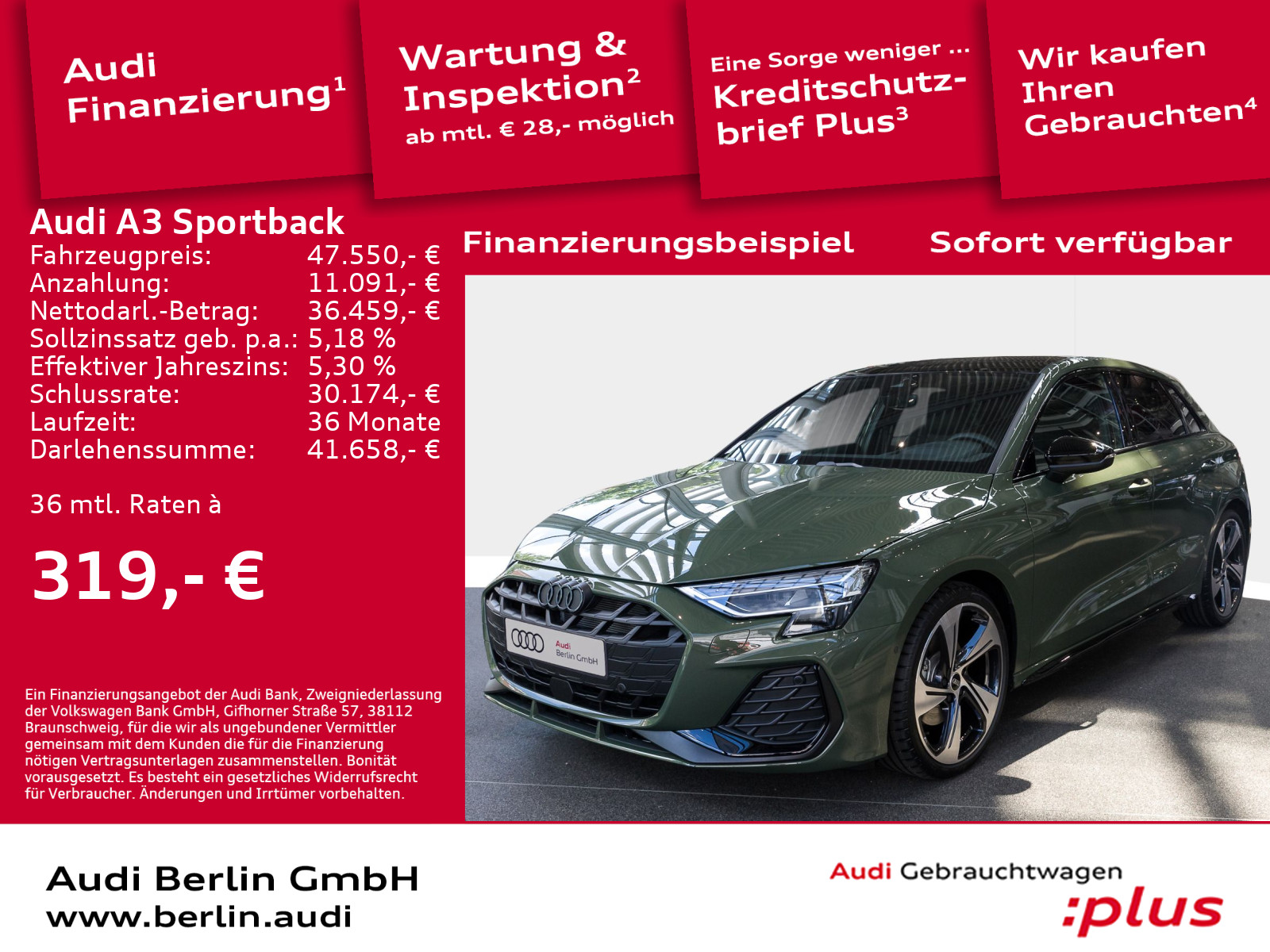 A3 Sportback S line 35 TFSI S tronic