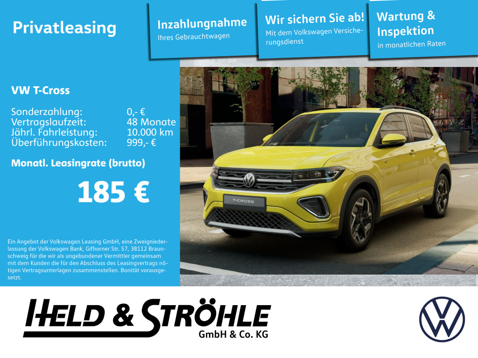 T-Cross 1.0 TSI 85 kW R-Line