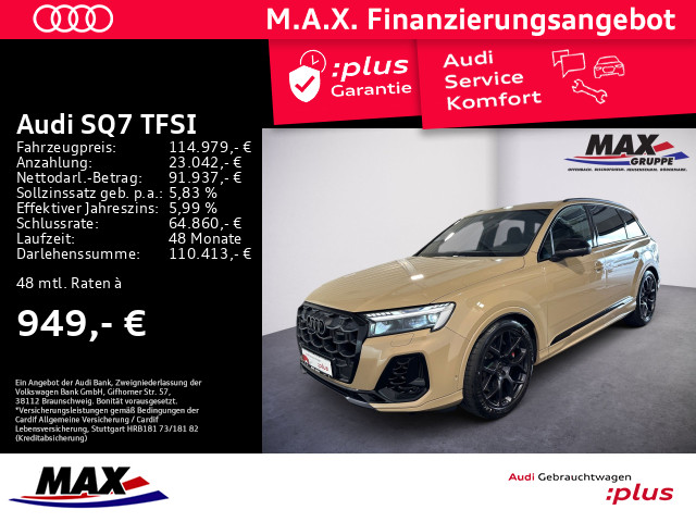 SQ7 TFSI QUATTRO 7 SITZE+HD MATRIX+LUFT+AHK+PANO