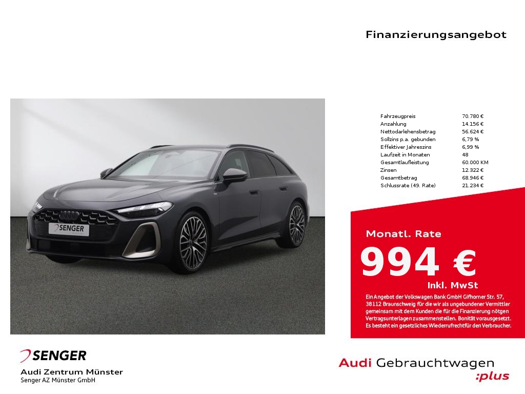 A5 Avant TDI quattro 150 kW S line B&O Kamera