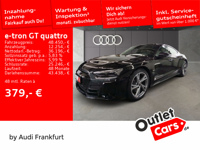 e-tron GT quattro LED air suspension DAB Panorama Navi