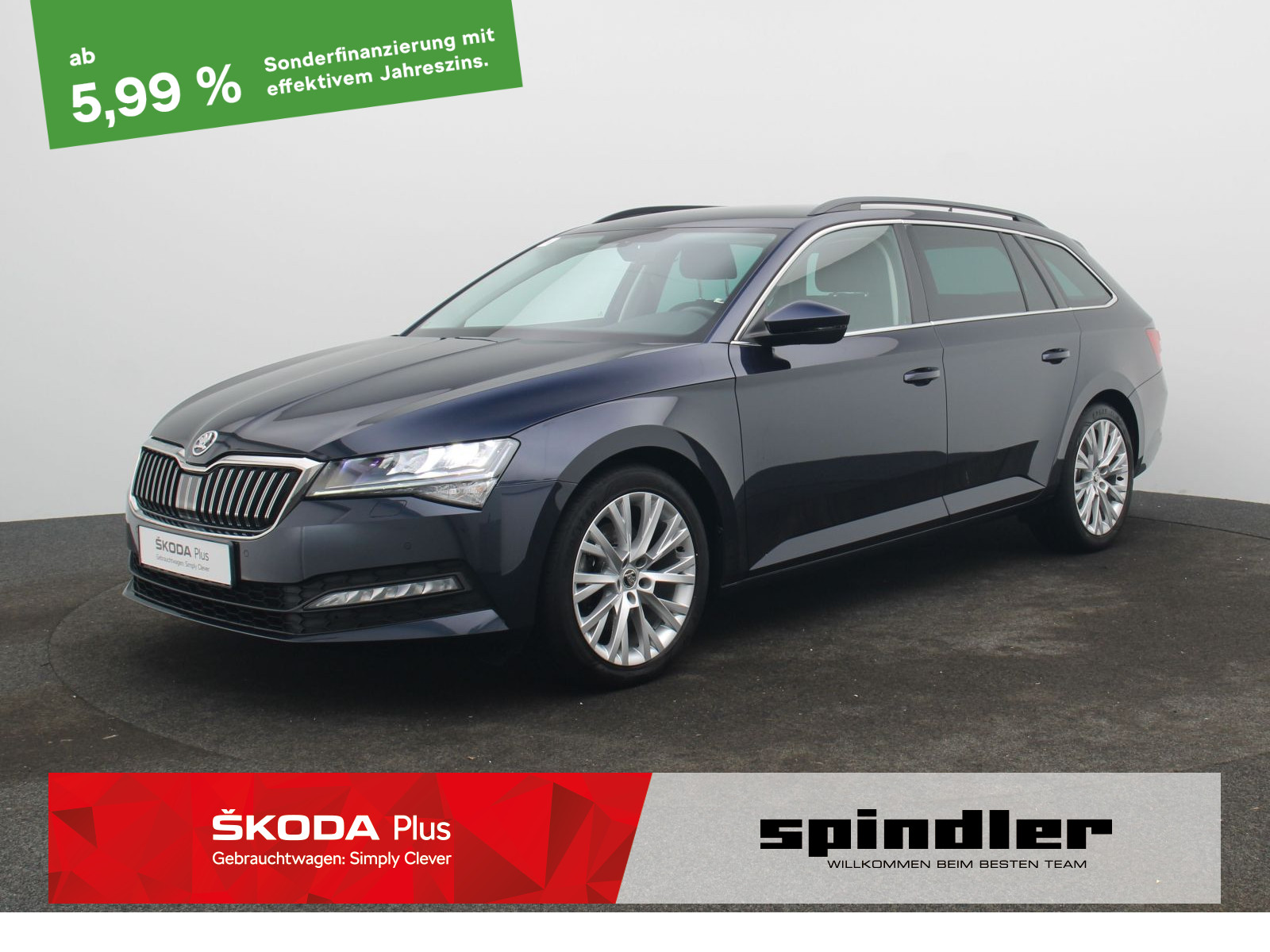 Superb Combi Ambition 2.0 TDI DSG / LED, Navi
