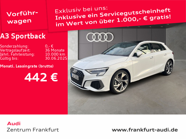 Audi A3 Sportback S line 40 TFSI quattro