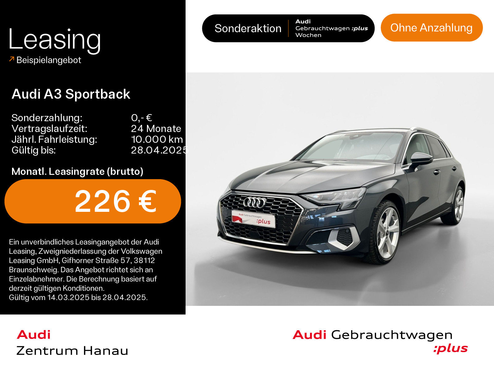 A3 Sportback 30 TDI advanced*LED*VIRTUAL*NAVI-PLUS*PDC*18ZOLL