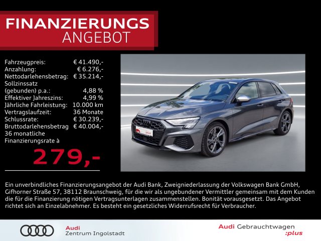 S3 Sportback TFSI NAVI Optikpaket-Schwarz+ GRA