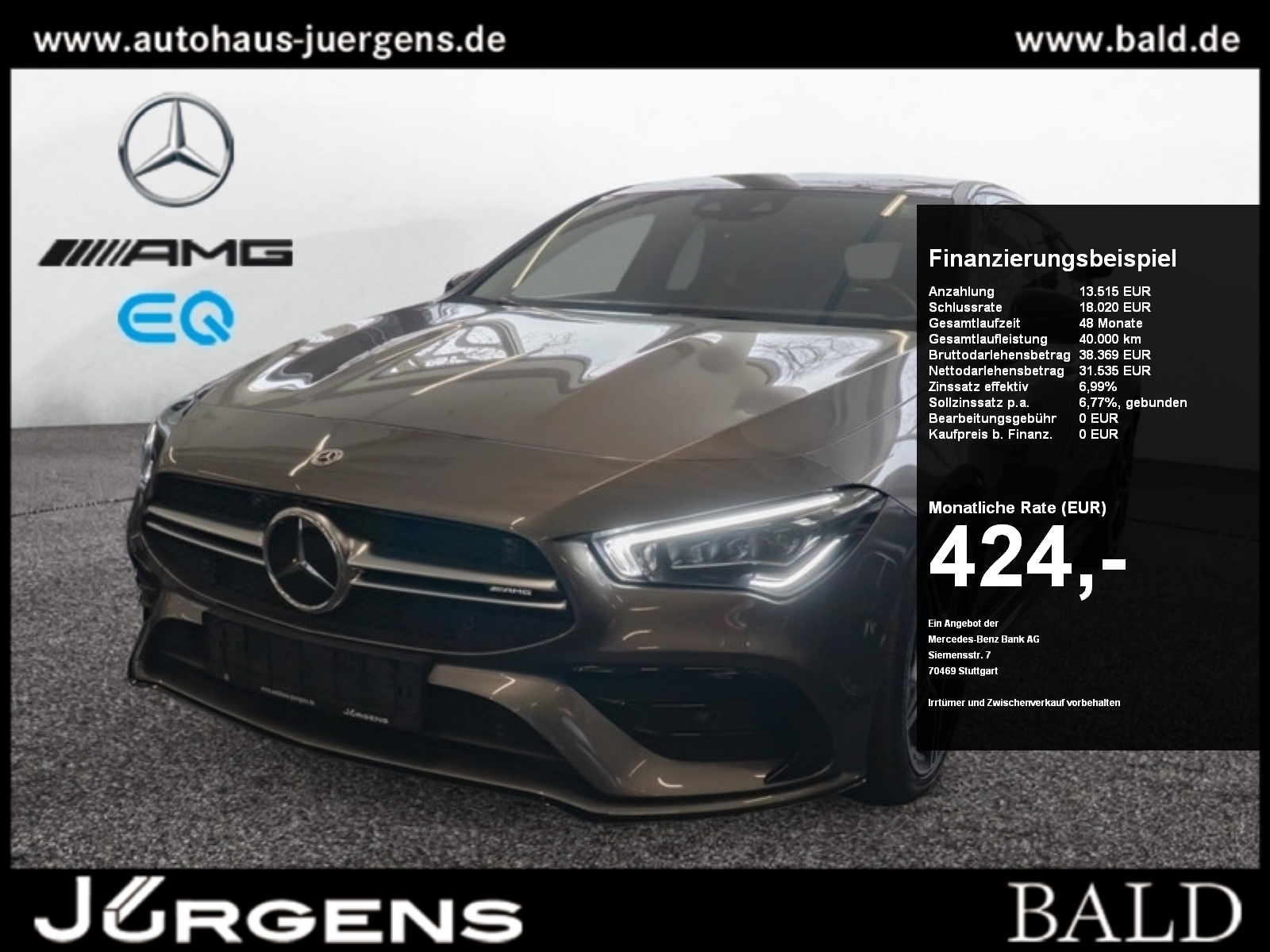 CLA 35 AMG 4M SB Aero/Pano/360/Night/Distr/Ambi