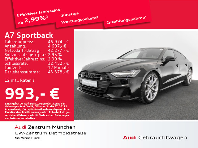 Audi A7 Sportback 40 TDI S line