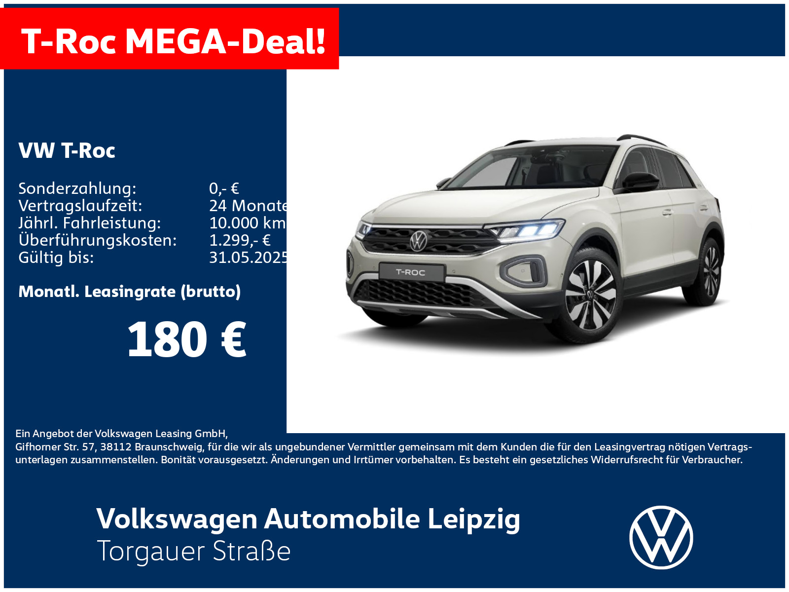 Volkswagen T-Roc 1.0 TSI GOAL