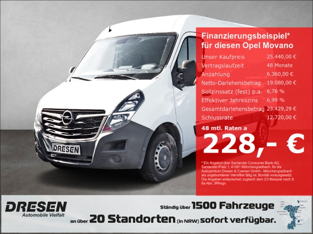 Opel Movano 3.5 B Kasten L3H2 t Allwetter Scheinwerferreg