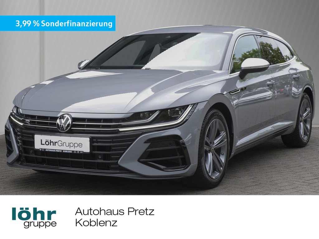 Arteon Shooting Brake R 2.0 TSI DSG 4M AHK, 360°Kam., Keyless, Navi., ACC, 18"Alu.,