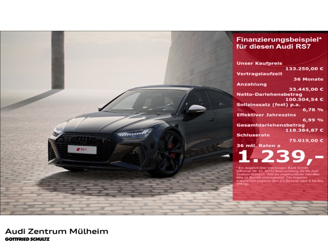 Audi RS7 Sportback TFSI quattroStandHZG TV digitales AD