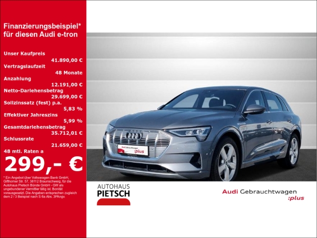 e-tron 50 S-line - LED ACC VC RFK Assistenz-Tour