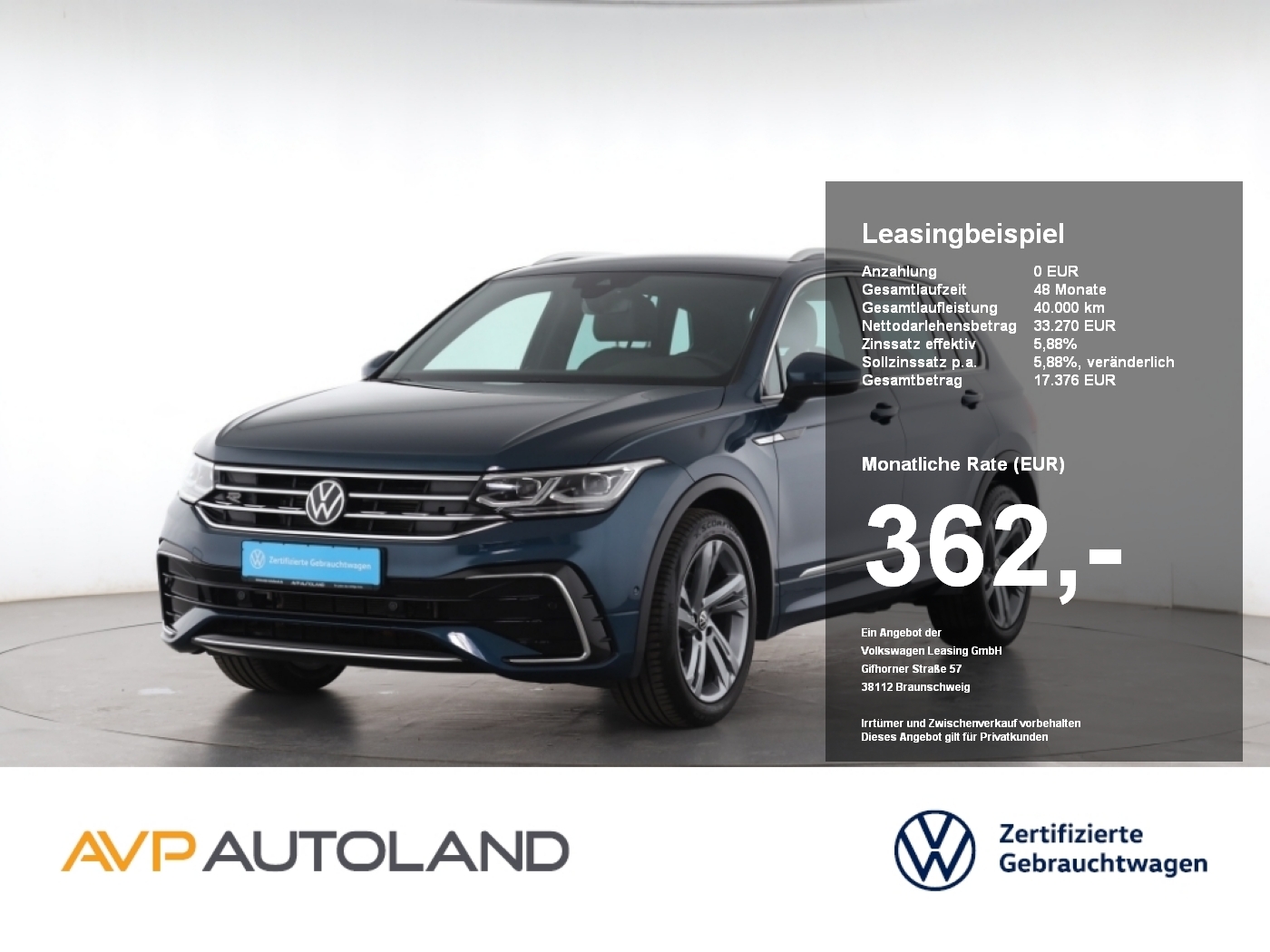 Tiguan 1.5 TSI DSG R-Line | STANDH. | AHK | NAVI