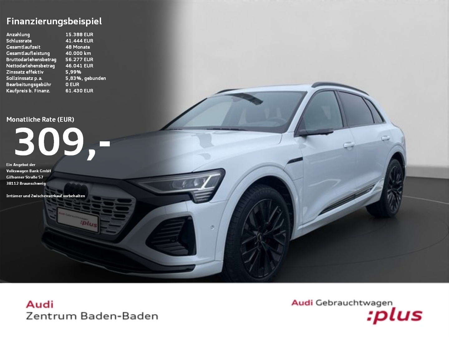 Q8 e-tron 55 quattro S line HuD*Navi*MatrixLED