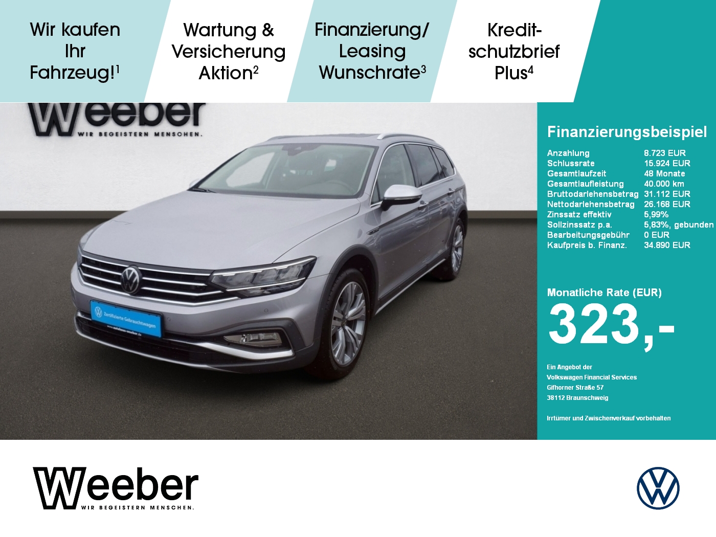 Passat Alltrack AHK*PANO*NAVI*LED*HARMAN*ACC