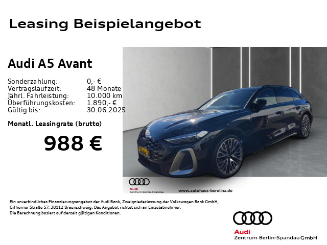 A5 Avant TDI qu. S line S tronic *PANO*MATRIX*