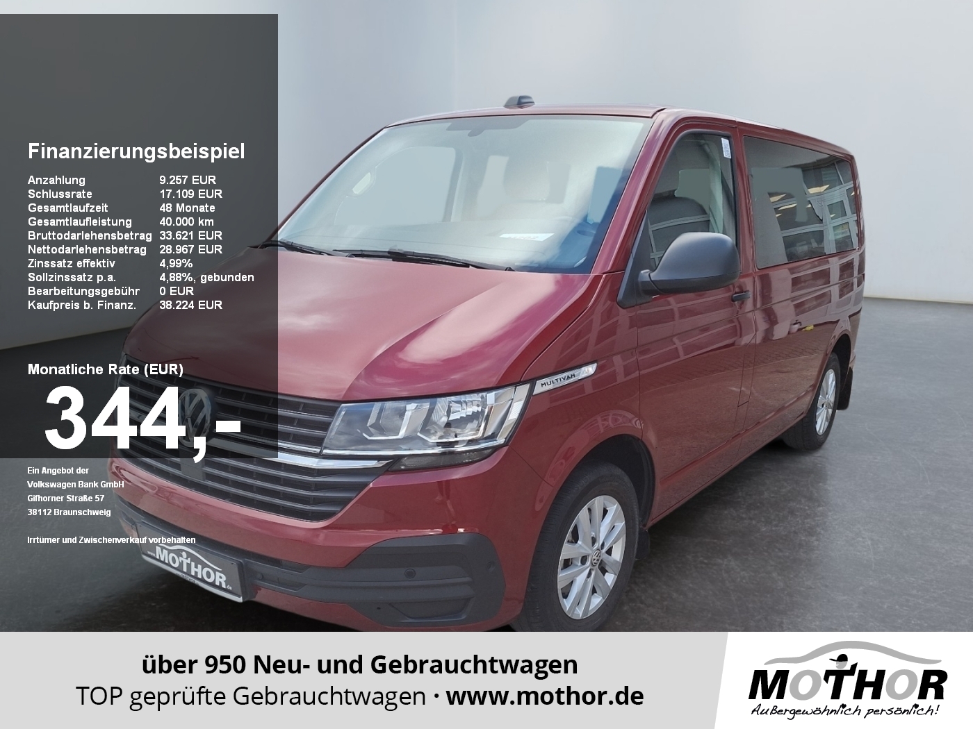 T6.1 Multivan Trendline 2.0 TDI Kamera Navi