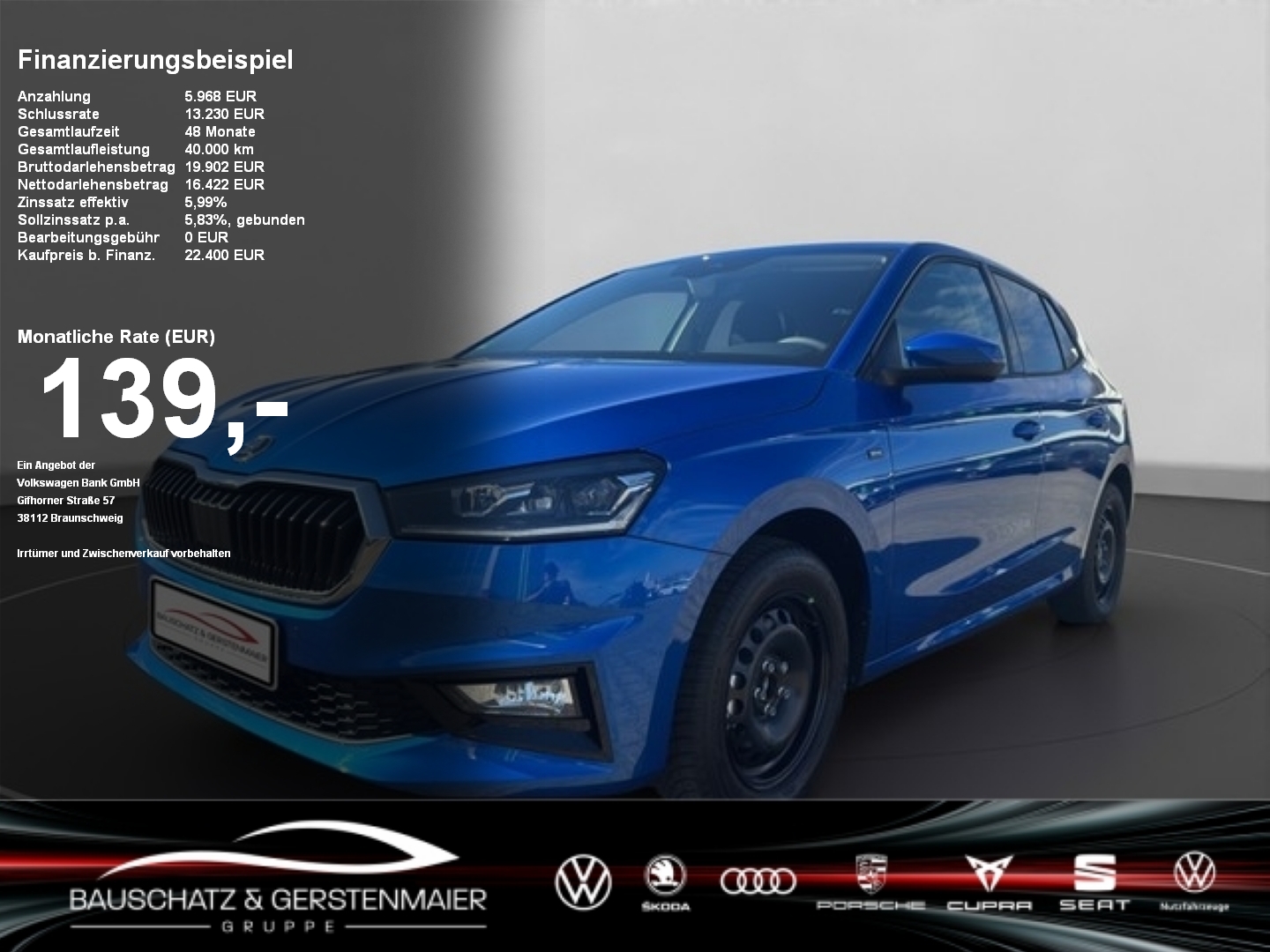 Fabia Drive 1.0 TSI 85 kW 7-Gang-DSG
