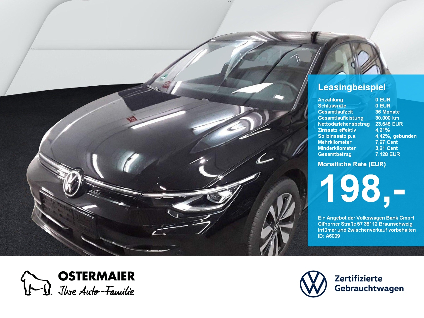 Volkswagen Golf 1.5 TSI VIII GOAL 116PS VC LKRD-HZG
