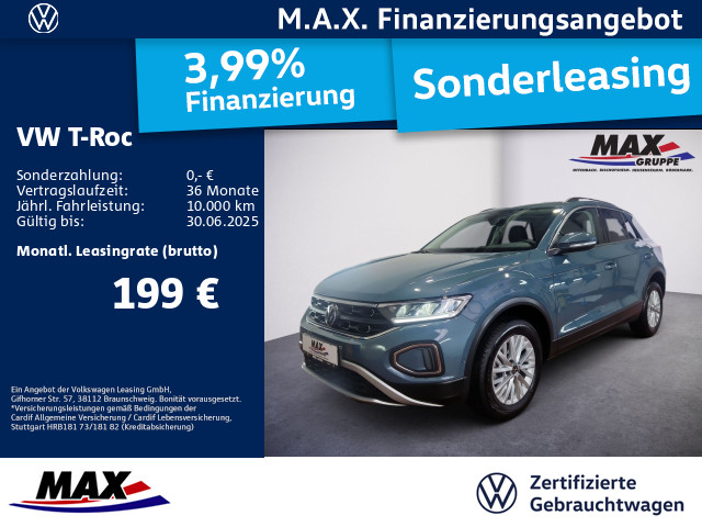 T-Roc 1.0 TSI LIFE LED+NAVI+APP+DCP+SITZHZG+ALU+