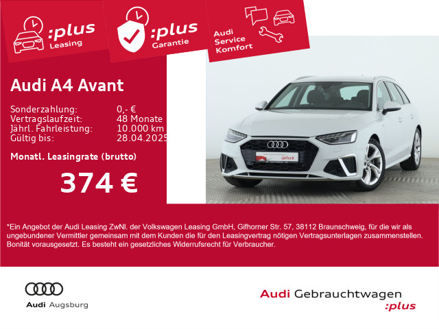 A4 Avant S line 35 TFSI S tr. LED*NAV*GRA*8-fach