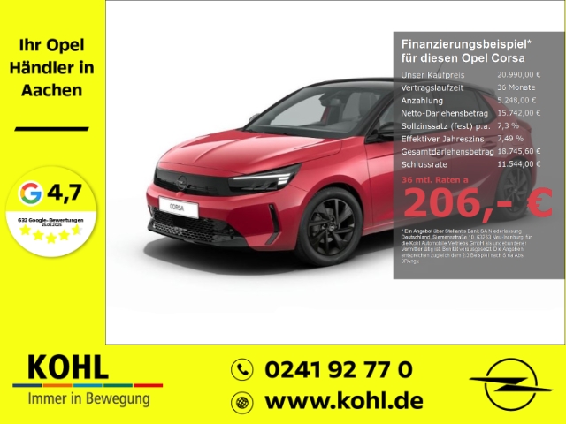 Corsa YES 1.2 Turbo 100 PS LED PDC Klima DAB+