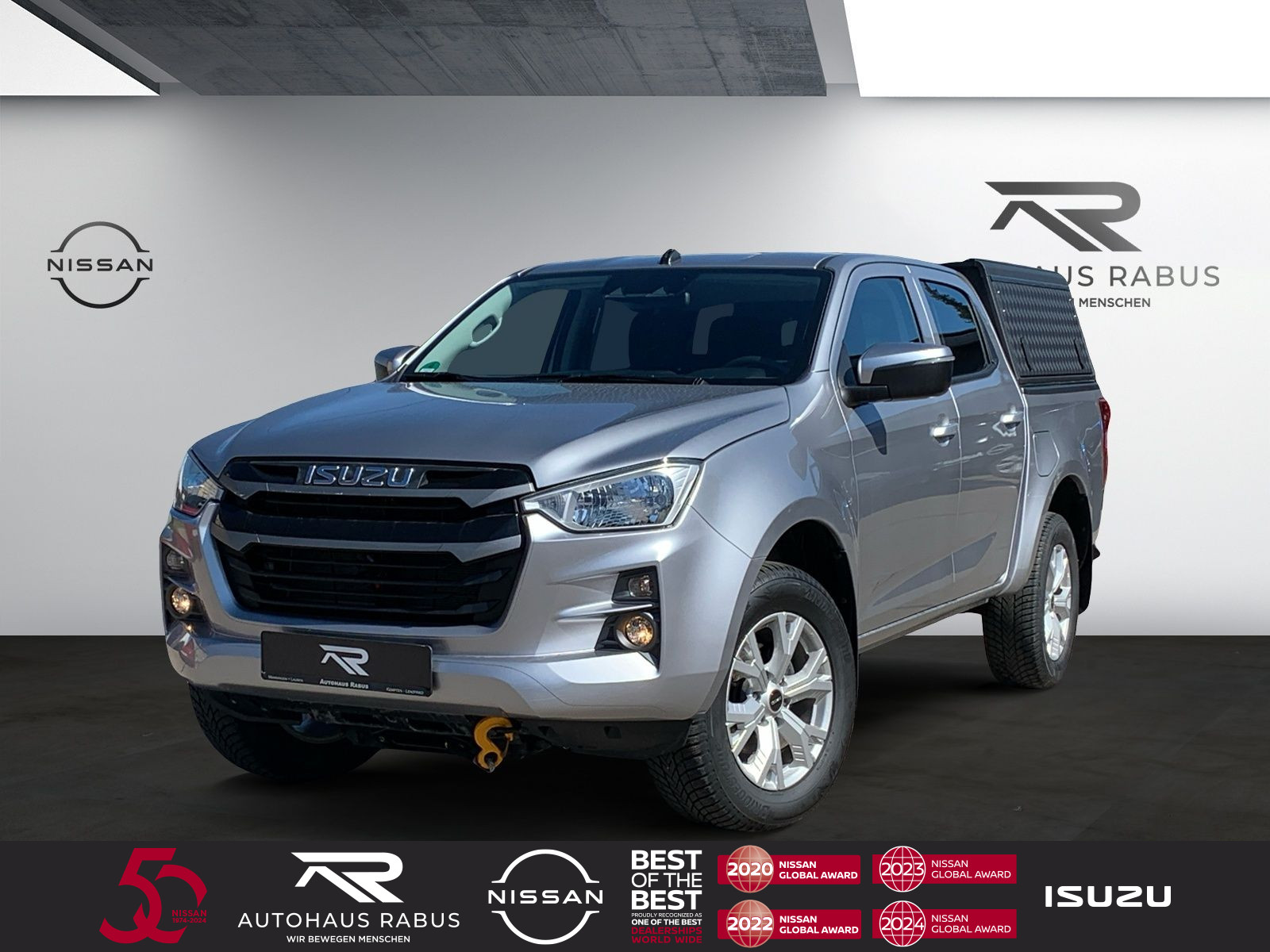 Isuzu D-Max Double Cab Winde Hardtop